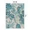 World Rug Gallery Contemporary Tropical Floral Indoor/Outdoor Area Rug 6'6''X9' Blue 433BLUE6X9 - alternate 6